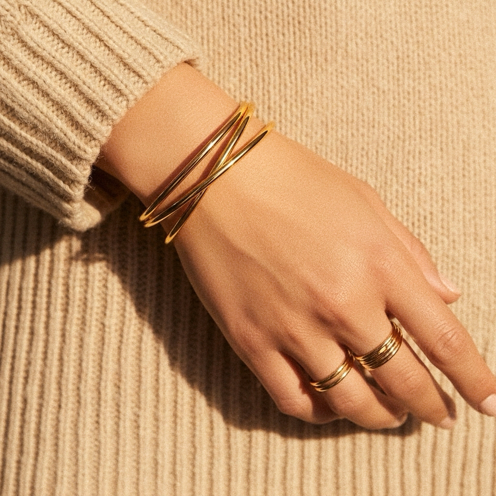Molly - Twisted Gold Bracelet