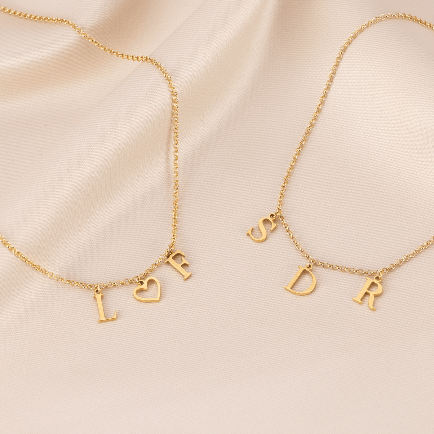 Personalized Triple Initial Necklace