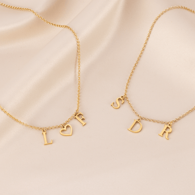 Personalized Triple Initial Necklace