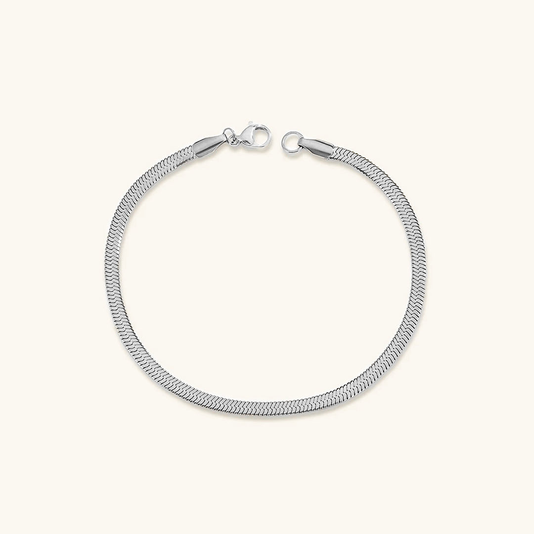 Mara - Bold Herringbone Bracelet