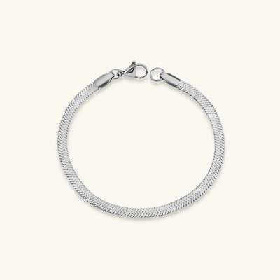 Mara - Bold Herringbone Bracelet