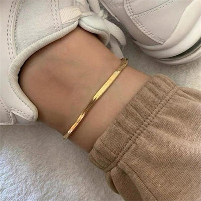 Judith - Herringbone Anklet