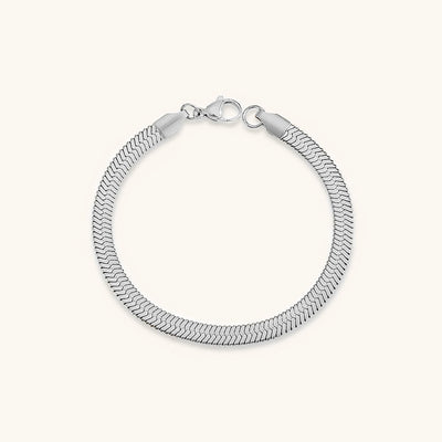 Mara - Bold Herringbone Bracelet