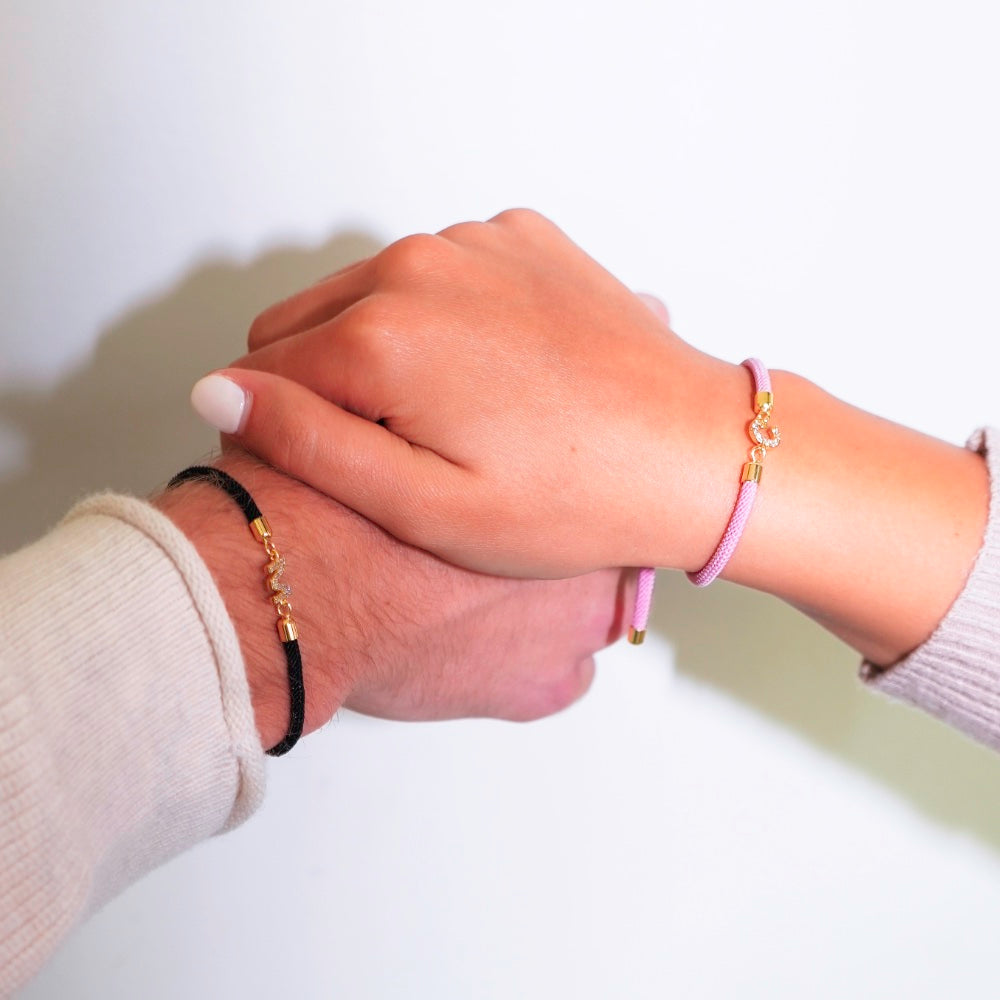 Liora - Adjustable Letter Initial Bracelets