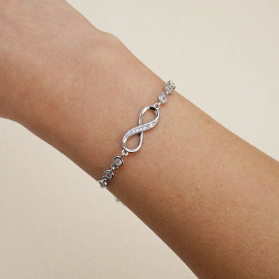 Infinity love - Sterling Silver Bracelet