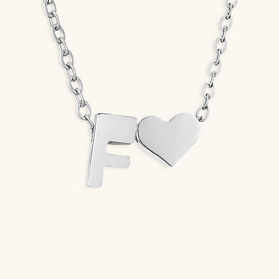 Mallory - Love Initial Letter Necklace