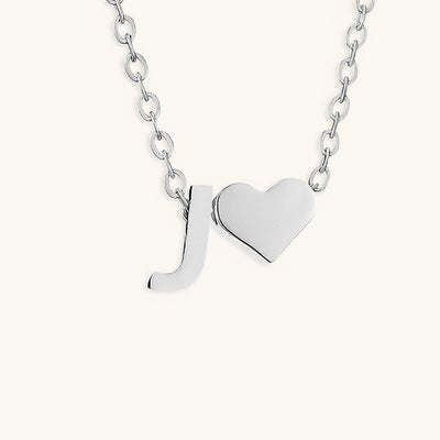 Mallory - Love Initial Letter Necklace