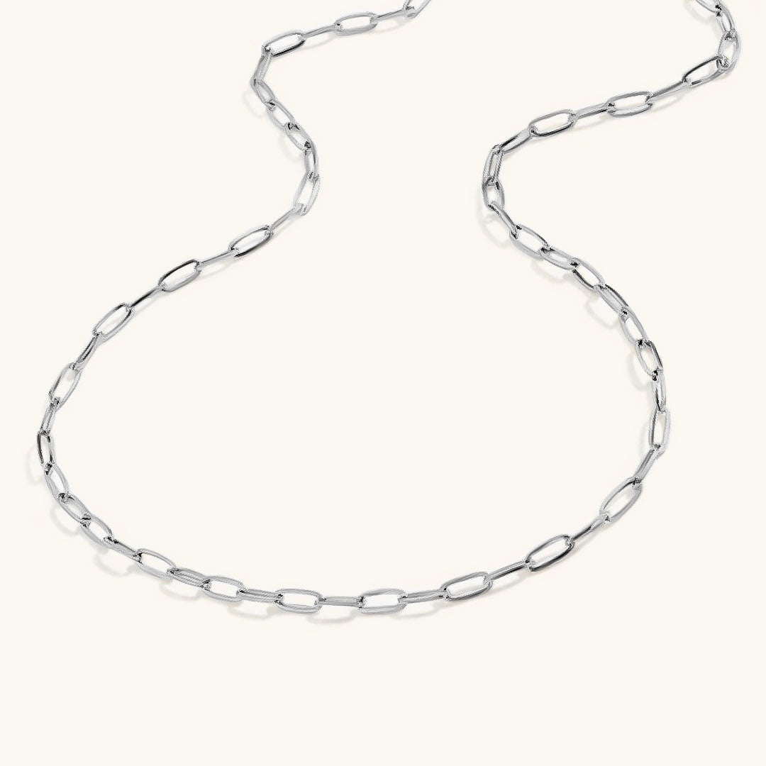 Leonie - Classic Paperclip Chain Necklace