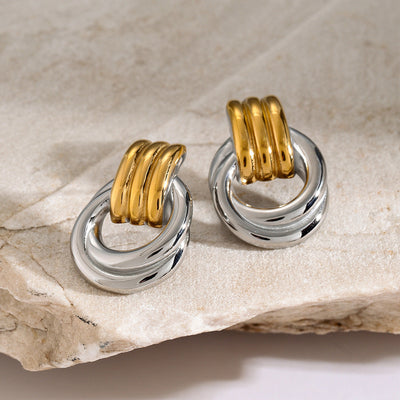 Nora - Layered Hoop Earrings
