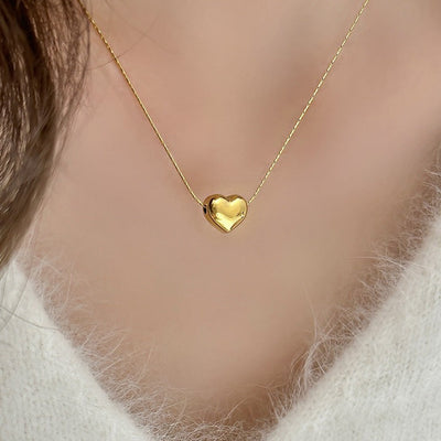 Irene - Gold Heart Necklace