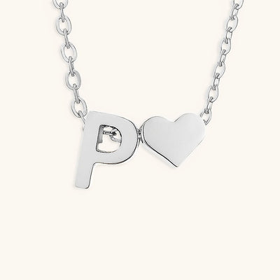 Mallory - Love Initial Letter Necklace