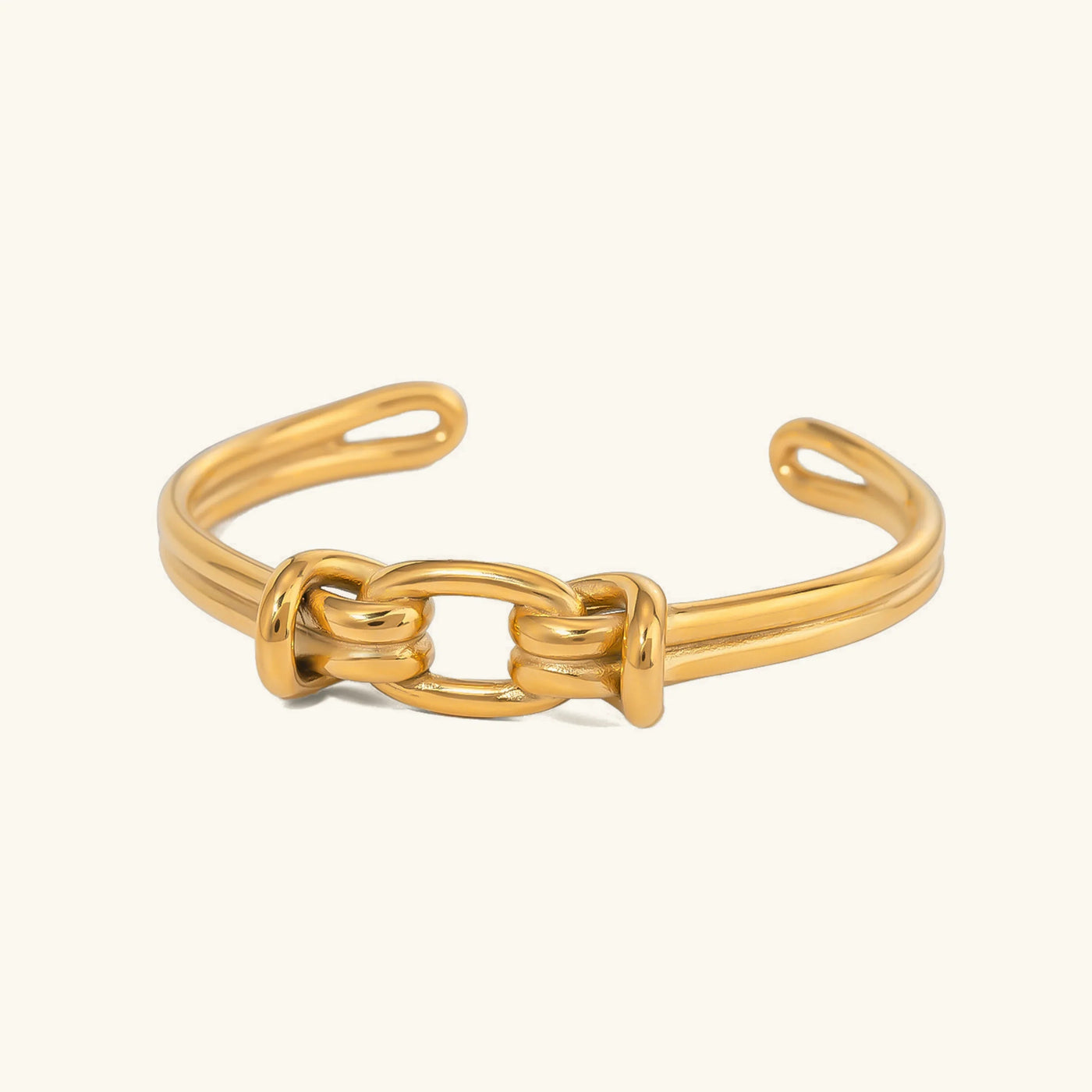 Naomi - Gold Knot Bangle