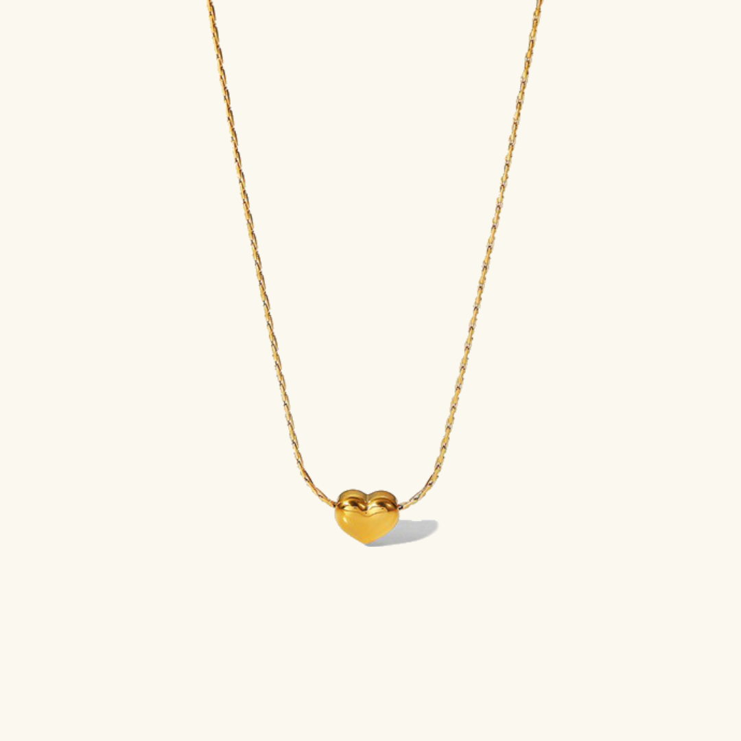 Irene - Gold Heart Necklace