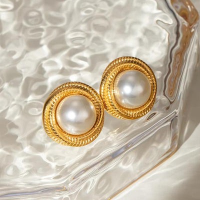 Norina - Freshwater Pearl Earrings