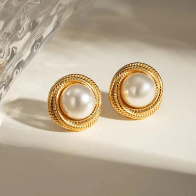 Norina - Freshwater Pearl Earrings