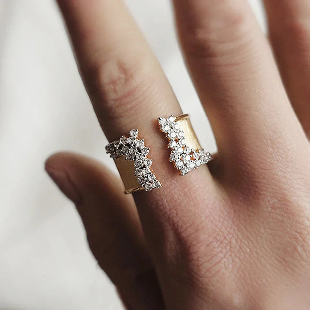 Talia - Diamond Sparkle Open Ring