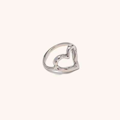 Nalini - Hollow Heart Ring