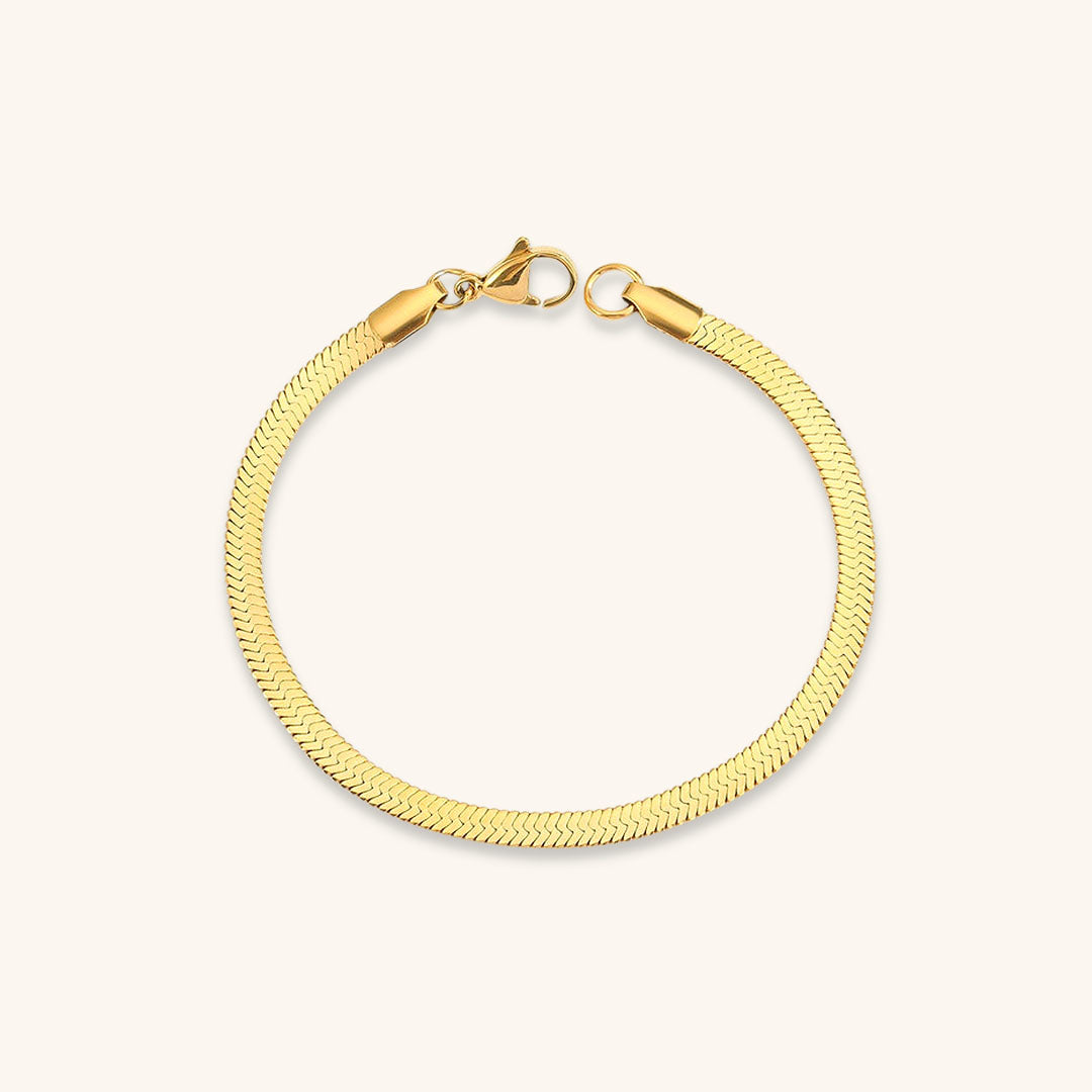 Mara - Bold Herringbone Bracelet