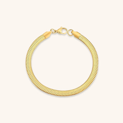Mara - Bold Herringbone Bracelet