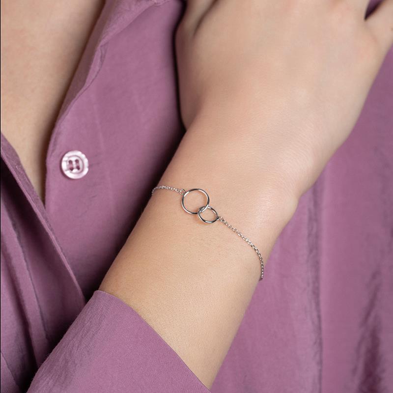 Intertwined Rings Bracelet - Interlocking Circles