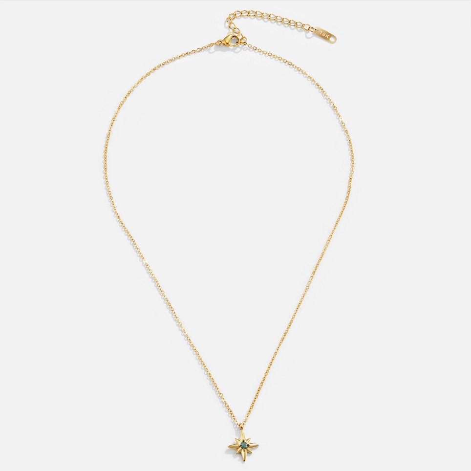 Sylvia - Star Emerald Crystal Necklace