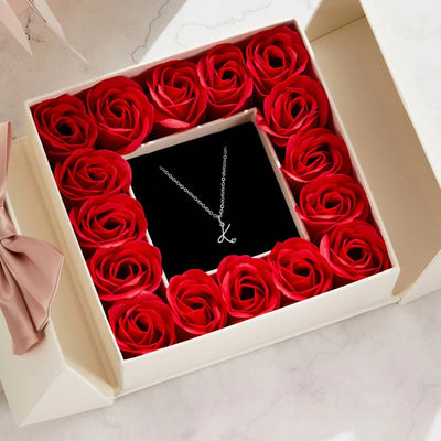 Skyla - Letter Heart Necklace