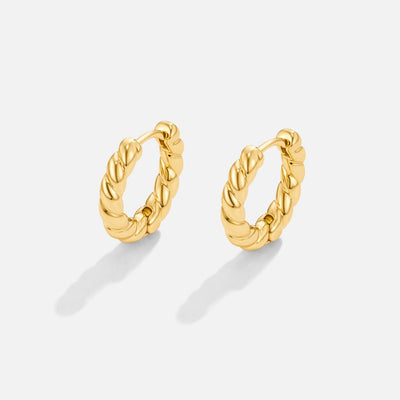 Madeline - Gold Twist Earrings