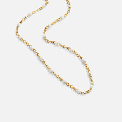 Noa - White Bead Necklace