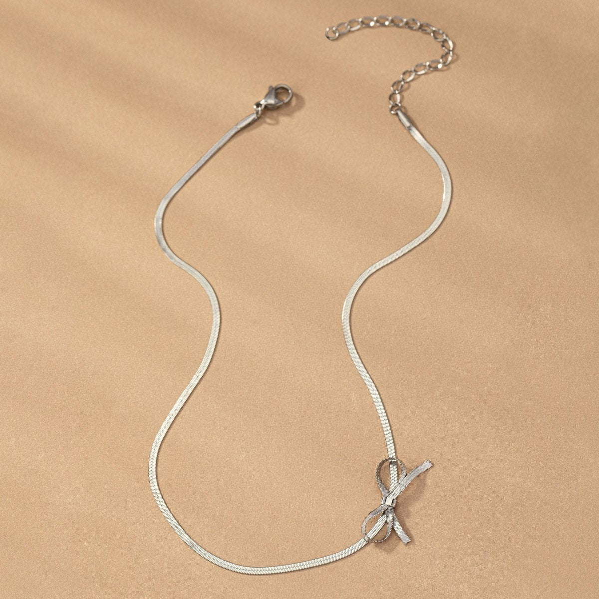 Marvella - Dainty Bow Necklace