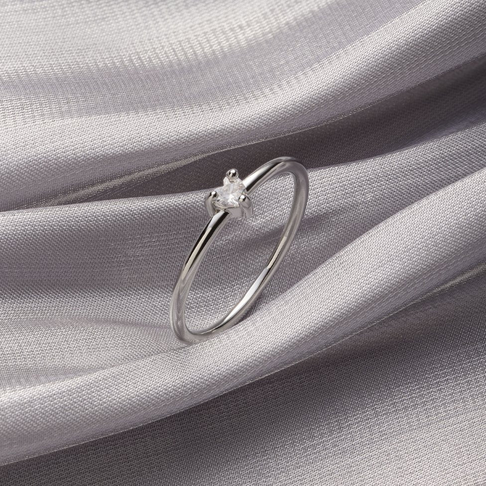 Tiara - Crystal Heart Ring