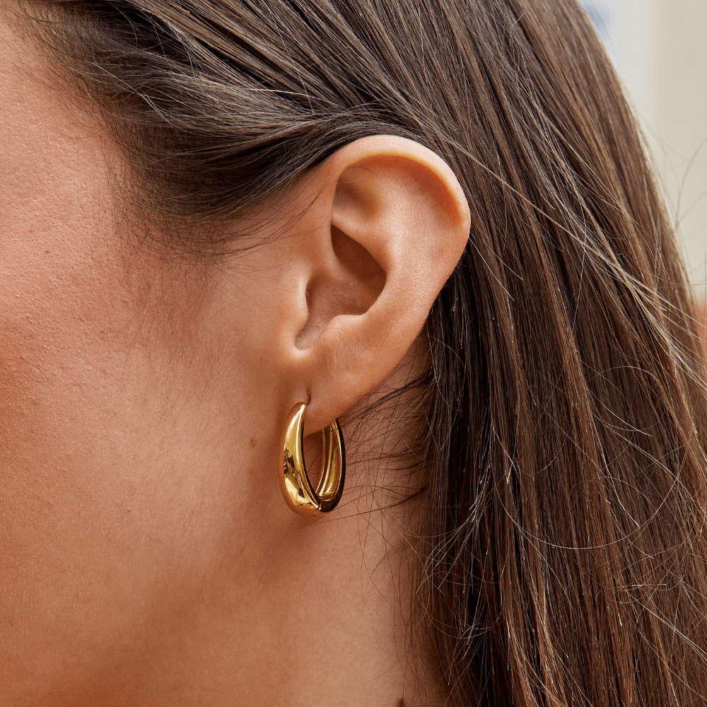 Petra - Chunky Hoop Earrings